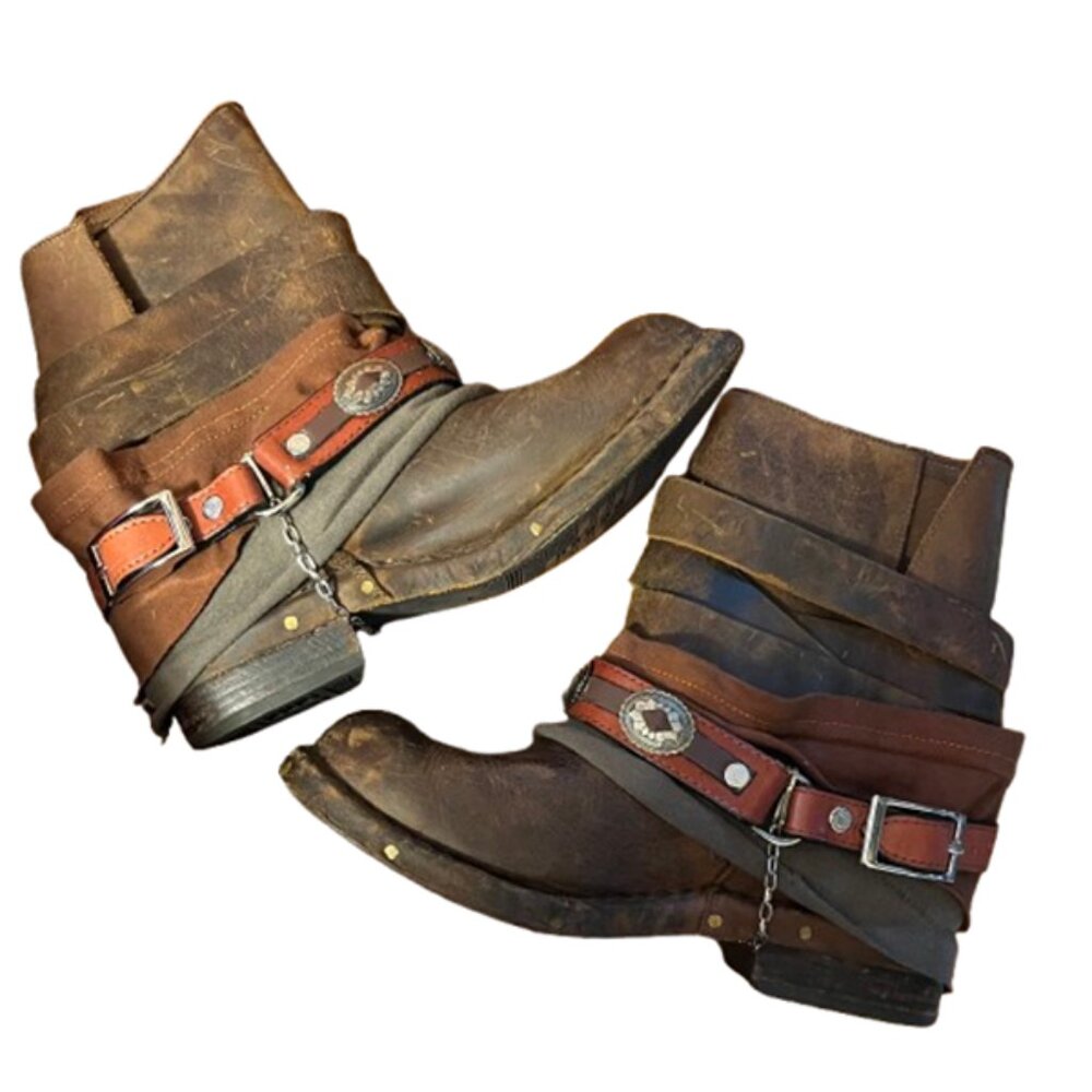 Jeffrey Campbell Distressed Brit Boots